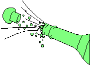 Bang champagneprop