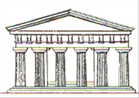 Arkitektur tempel Dorische