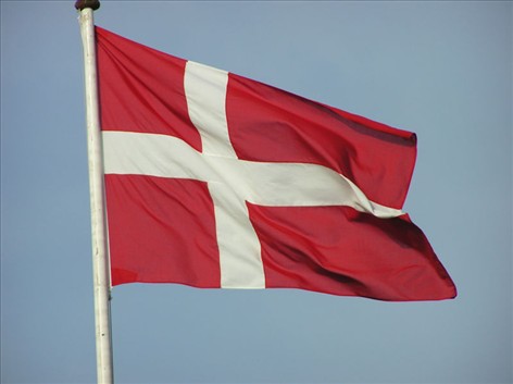 Dannebrog det danske flag
