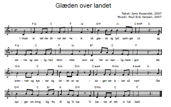 Glæden over landet